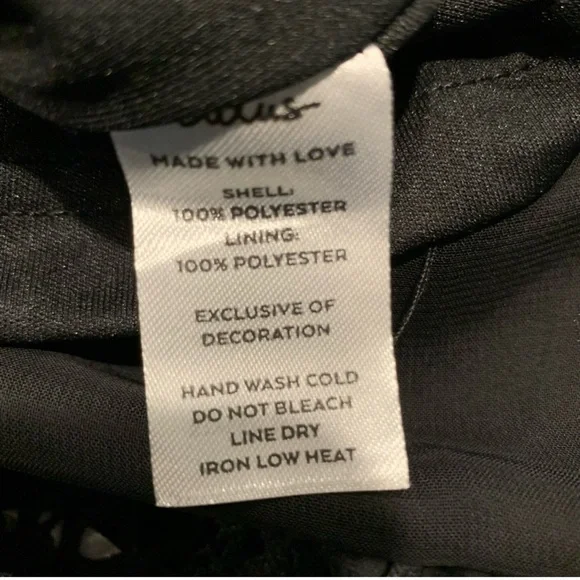 LULUS Lust or Love Black Embroidered Lace Long Sleeve Dress XXS - Picture 8 of 9